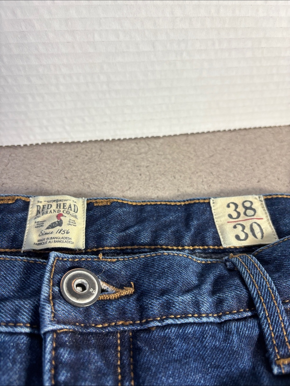 Red Head Men's Lined Blue Jeans - Relaxed Fit 38x30 - Picture 2 of 10